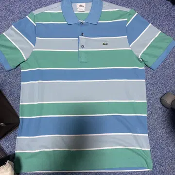 LACOSTE 피케 셔츠 사이즈 5 스트라이프