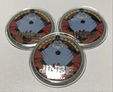 프레사마 2025 USJ 원피스 징베 캔뱃지 3개 세트