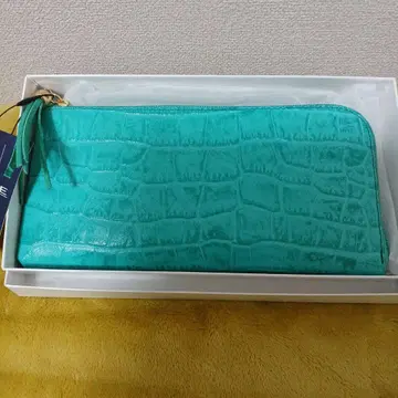 소가죽 민트 장지갑 L-8056