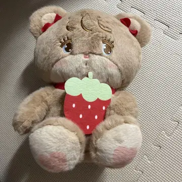 mikko 딸기 BIG 봉제 인형 딸기 마스코트 봉제 인형 라떼