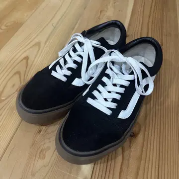 Vans 블랙 스웨이드 스니커즈