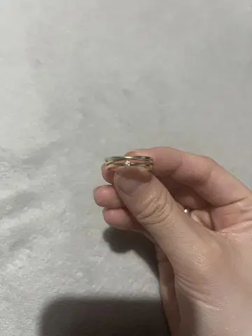 joete K10YG 로듐 반지