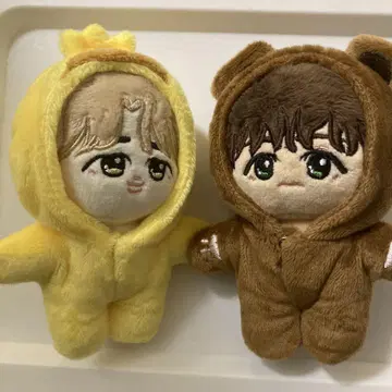 지민 테테 봉제 인형 세트 10cm