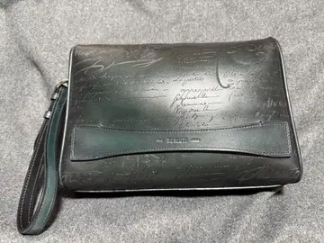 BERLUTI 클러치백 다크 그린