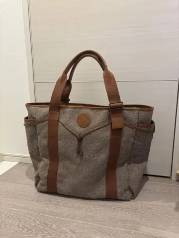 오로비안코 베이지 토트백