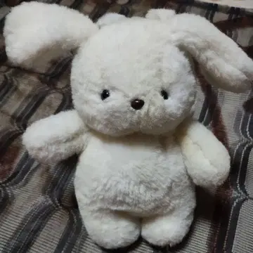 화이트 토끼 봉제 인형 21cm