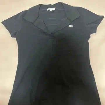 라코스테 블랙 폴로 셔츠 38