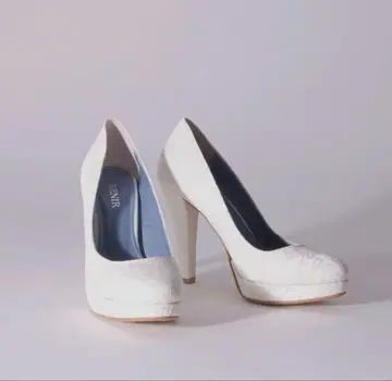 [BENIR] 웨딩 슈즈 레이스 힐 23.5cm