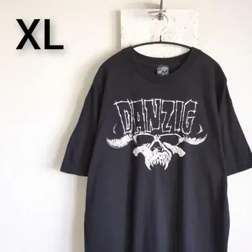 00년대 DANZIG 자이언트 티셔츠 블랙 밴딩 티 XL