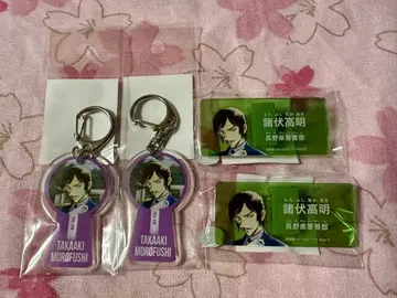 명탐정 코난 모로후쿠 타카아키 아크릴 네임 배지 최애 캐릭터 참 키링