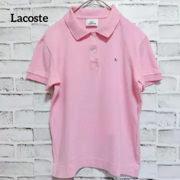 Lacoste 라코스테 반팔 피케 셔츠 핑크 42 사이즈 a923