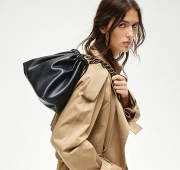 H&M 에이치앤엠 버킷 백 체인 백 블랙 검정