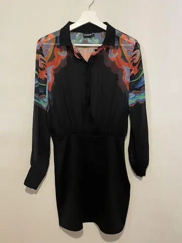 Desigual] 긴팔 셔츠 원피스 S 사이즈