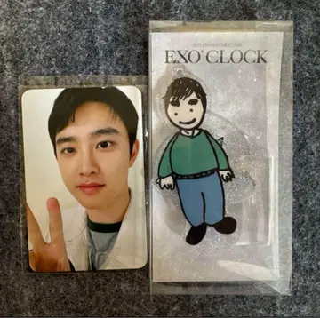 겔스 아크릴 키링 EXO CLOCK 펜미
