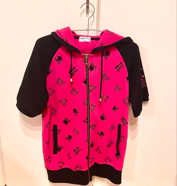 헬로키티 반팔 후드티 산리오 헤이세이