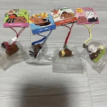 카피바라 씨 지역 특산품 네츠케 스트랩 4종 세트