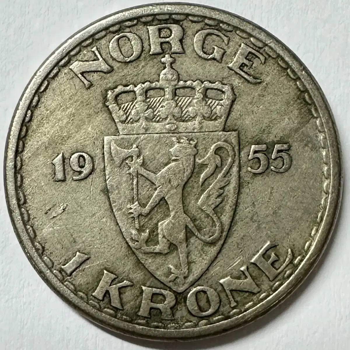 Norway 1955 1 Krone Coin #주화,#동전,#외국주화,#외국동전,#코인 on Bunjang Global Site.