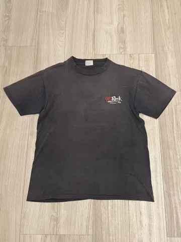 [ 80년대 ] 98 Rock Hanes 먹블랙 티셔츠 USA 제작