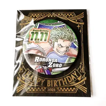 ONEPIECE 로로노아 조로 생일 캔뱃지 2021