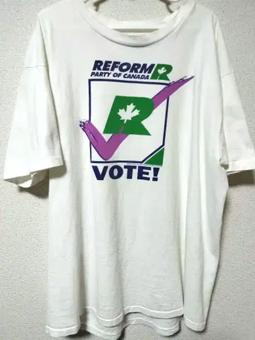 REFORM PARTY OF CANADA 티셔츠 XL