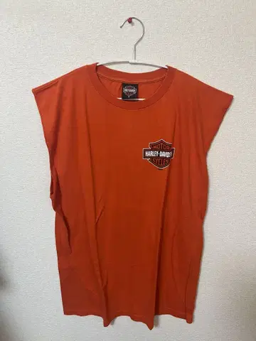 Harley-Davidson 오렌지 탱크탑 XL