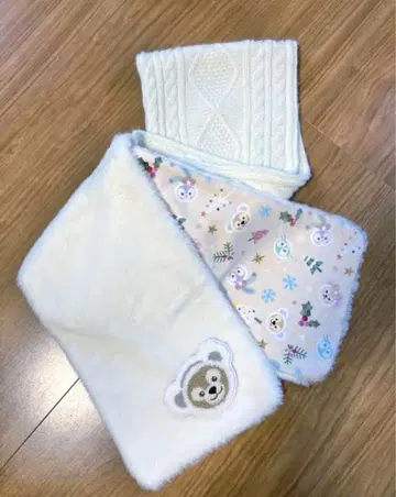 더피와 프렌즈 디즈니 씨 머플러 더피 와펜 포함