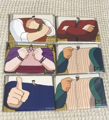 역전재판 복권 캔뱃지