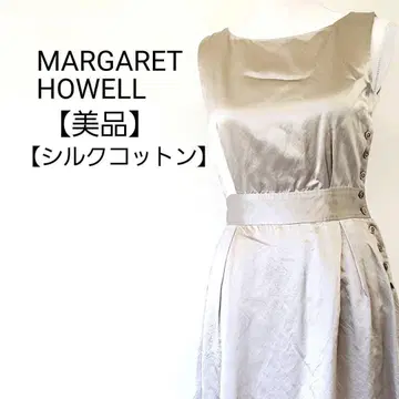 [새상품급] MARGARET HOWELL 실크 슬리브리스 원피스 드레스