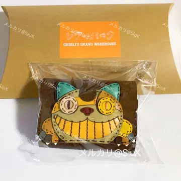 지브리 파크 한정품 오자카 디자인 숏 월렛 고양이 버스 새상품