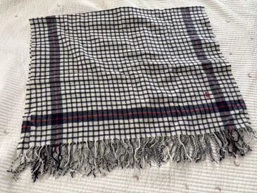 Ralph Lauren 체크 무늬 머플러 울 100%