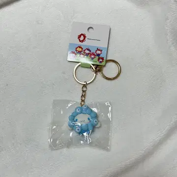 산리오 밉밉 나리키리 입체 마스코트 키링 시나모롤