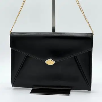 [새상품급] BALLY 클러치백 숄더백 플랩 포멀 블랙