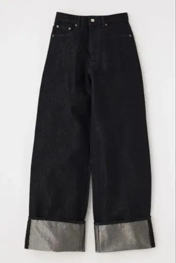 MOUSSY 글리터 데님 와이드 스트레이트