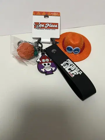 USJ 한정판 원피스 에이스 키체인