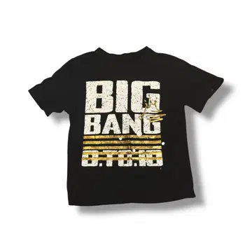 BIGBANG 0TO10 굿즈 티셔츠 S 사이즈 블랙 bigbang