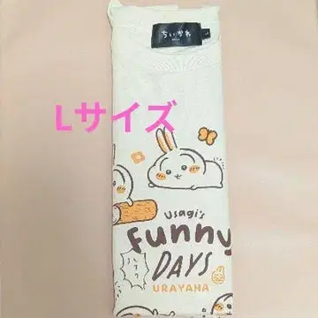 치이카와 (먼작귀) 티셔츠 토끼 크림 L 토킹 헤즈 새상품