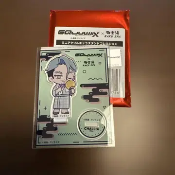 지크 액스 극락탕 콜라보 미니 아크릴 캐릭터 스탠드 샤리아 블루