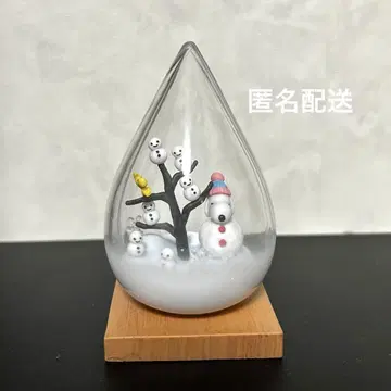 스누피 웨더 테라리움 눈사람