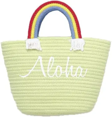 aloha 하와이안 토트 작은 세련된 귀여운 쇼핑백