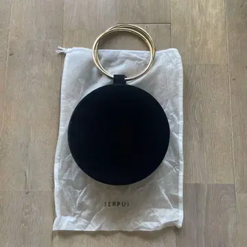 [ BEAMS ] SERPUI 벨벳 백 블랙
