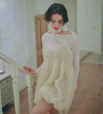 NOTRE emnr 노에모아 tulle mini dress