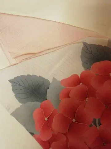 견 명주 크레이프 보자기