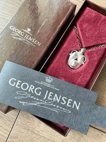 GEORG JENSEN 실버 1915 복각판 목걸이 1994