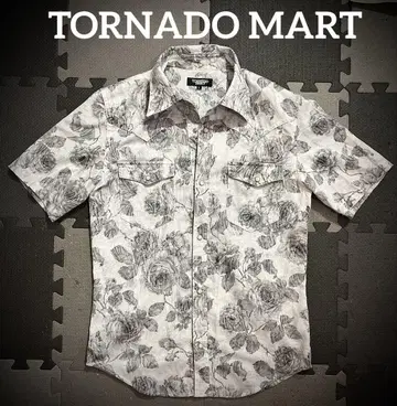 TORNADO MART 반팔 꽃무늬 셔츠
