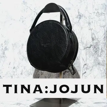 TINA:JOJUN 티나조준 서클 백 가죽 블랙 당일 발송