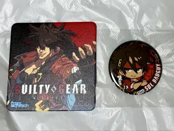GUILTY GEAR 솔=배드가이 캔뱃지 코스터 세트
