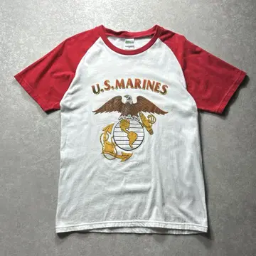 유나이티드 애슬레 T셔츠 구제 의류 US MARINES 군용