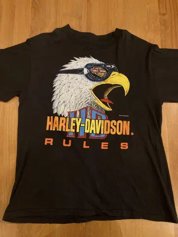 90s Harley Davidson FUN WEAR 할리 T 이글
