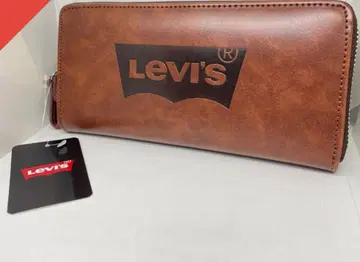 Levi's 로고 장지갑 브라운