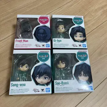 [미개봉 새상품] 피규아트 미니 오징어 게임 4체 세트 피규어